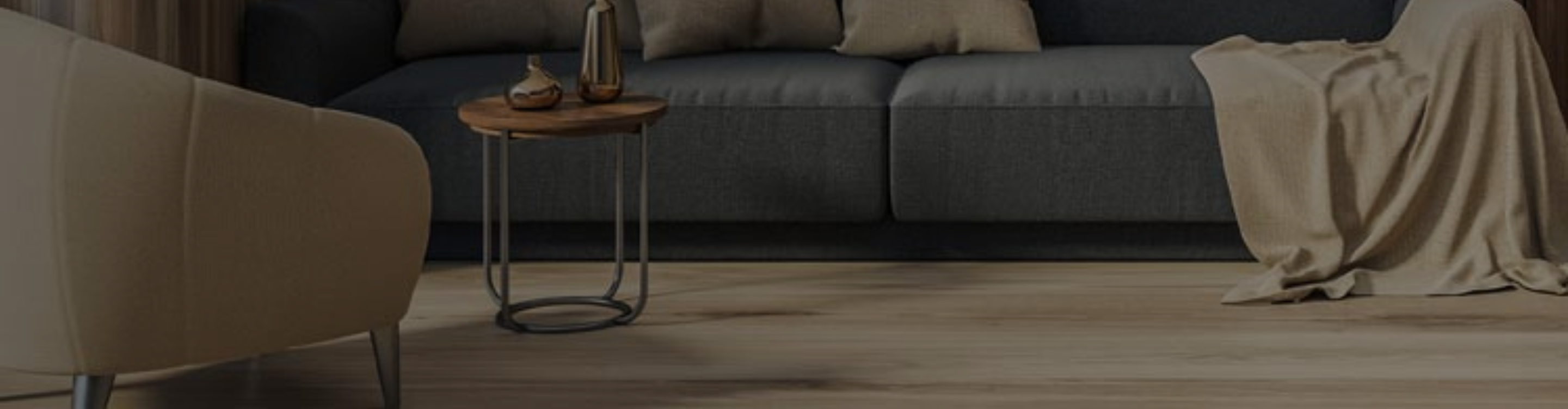 Living room hardwood flooring in Maryland